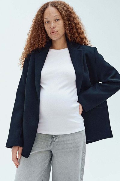 H&M Mama 2-pack Ribbed T-shirts