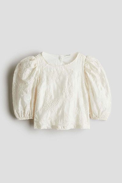 H&M Embroidered blouse