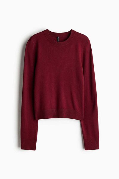 H&M سترة محبوكة بشكل جيد