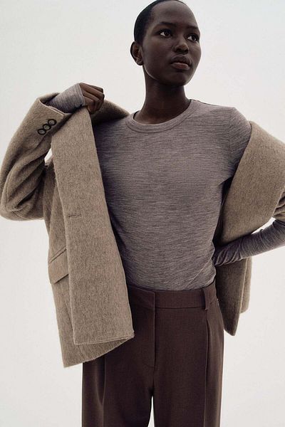 H&M بلوزة من الصوف الناعم