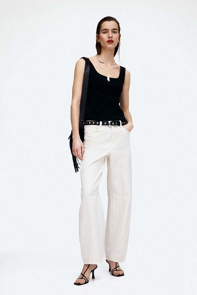 H&M Tapered-waist vest top