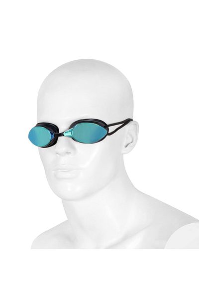 Nivia Swimming Goggles | Unisex | Black & Blue | One Size) | Polycarbonate | Swim Goggles | Anti Fog