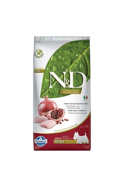 N&D 7 kg Prime Grain Free Puppy Dog Food with Chicken and Pomegranate - Tp 739000