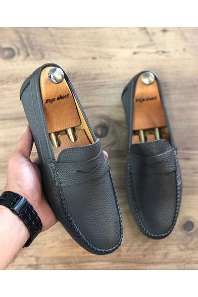 Zegeshoes Ανδρικά εσωτερικά και εξωτερικά γνήσια δερμάτινα casual loafer καλοκαιρινά παπούτσια Οσμή δεν προκαλεί εφίδρωση Εγγυημένη