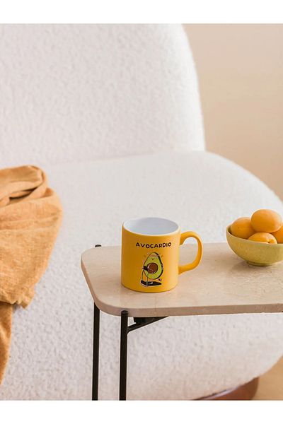 LC Waikiki Lcw Home Mixed Avocado Printed Ceramic Mug 320 ml