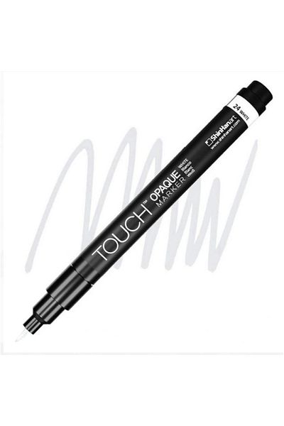 Touch Opaque Water Based Marker Pen 0.4 - 0.7 mm - Extra Fine Pack White 24 - Sh 8610003 -2032