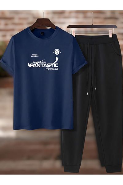 Fantastik Unisex Σετ 2 Fantastic εμπριμέ αθλητικές φόρμες