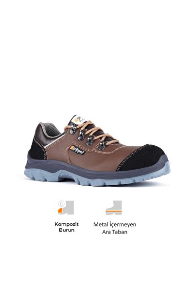 Gripper Mekap Gripper Grazy Low GPR-214 S3 SRC Vidala ve Mikrofiber Deri Kompozit Burun Kevlar Ara Taban İş