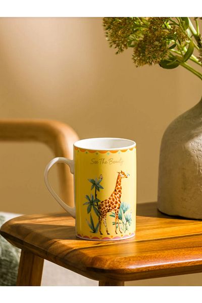 LC Waikiki Lcw Home Mixed Printed Porcelain Mug 310 ml