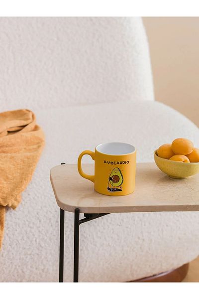 LC Waikiki Lcw Home Mixed Avocado Printed Ceramic Mug 320 ml