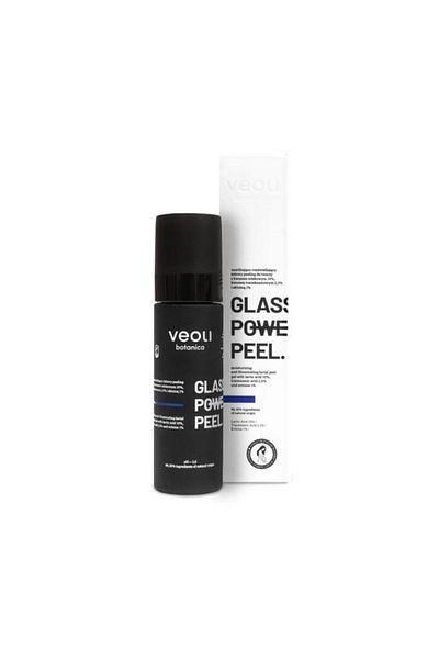 VEOLI Botanica VEOLI BOTANICA Glass Skin Power Peel 30 ml - Hydratační a rozjasňující gelový peeling na obličej