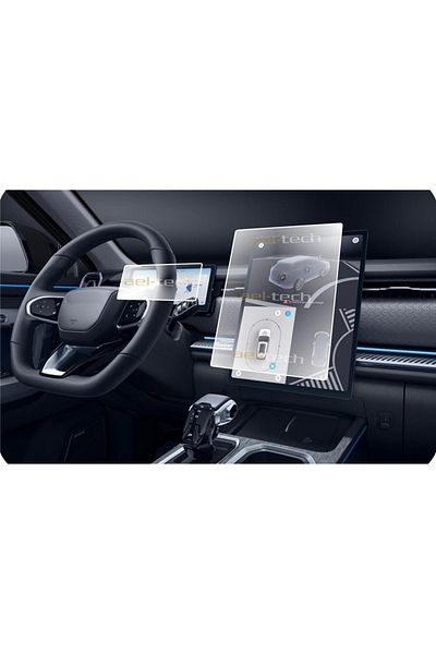 ael-tech Jaecoo7 Evolve - 14.8 Inch Navigation, 10.25 Inch Digital Display, Nano Screen Protector Set of 2