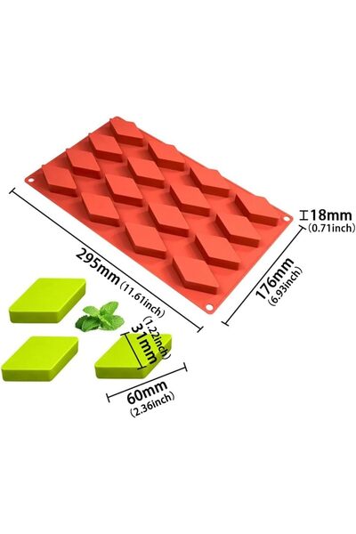 Siliko World Silikon Mekik Kek Muffin Mum Epoksi Kalıp