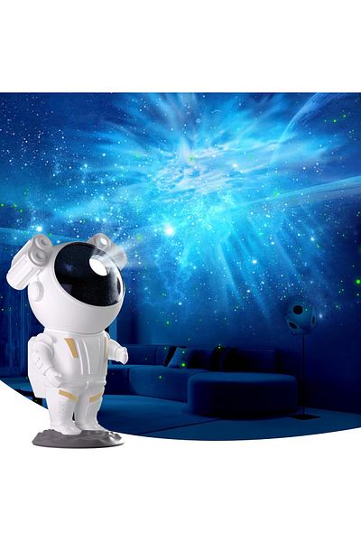 Kathlighting Star Projector Night Light, Kids Room Decor, Tiktok Astronaut Nebula Galaxy Projector