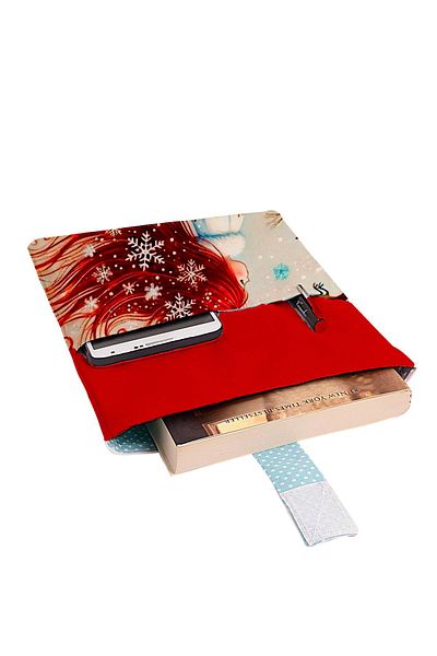HRS Patterned Washable Pocketed Book Case 20 x 25 cm Multi-Purpose Bag Book Cover