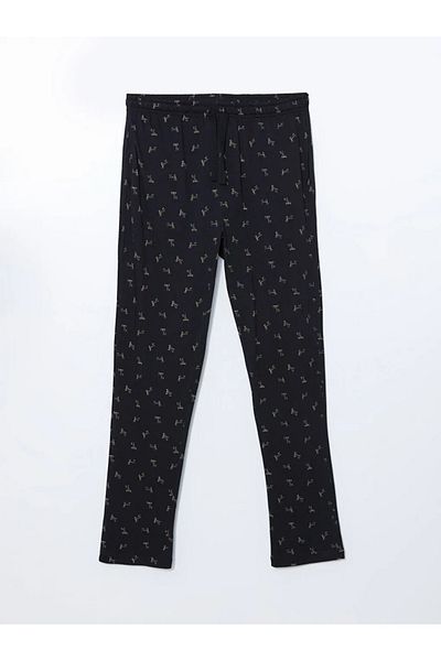 LC Waikiki Black Standard Fit Men's Pajama Bottom