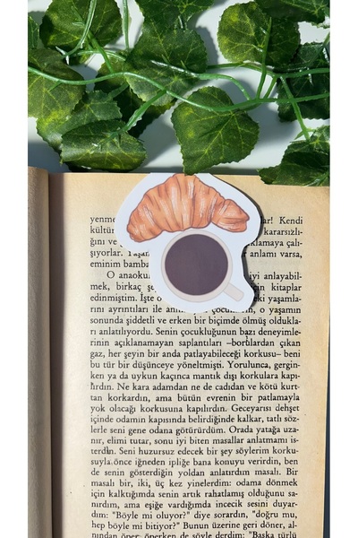 Handeto Kraft إشارة مرجعية مغناطيسية للكرواسون والقهوة، طلاء PVC، هيكل لامع و...