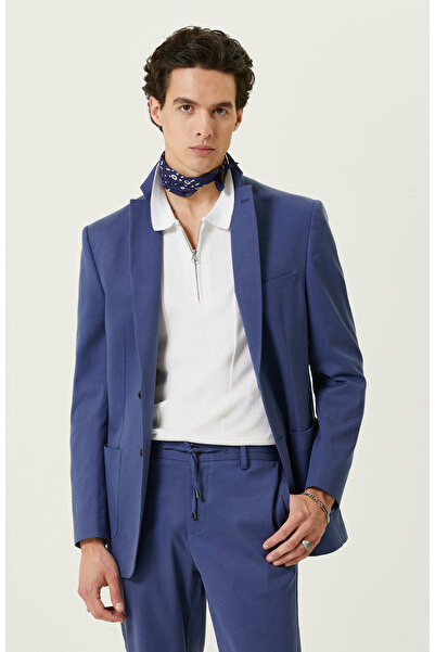 Network Mavi Blazer Ceket