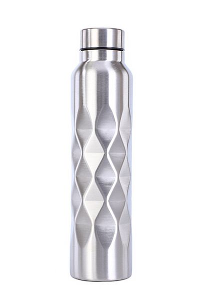 Weather Forecast Steel Gray 1000 ml Sports Water Bottle (Not Hot-Cold Resistant) Cin338