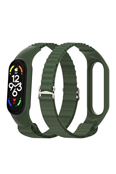 Techmaster Xiaomi Mi Band 3 4 5 6 7 Compatible Alpine Loop Knit Cord Strap