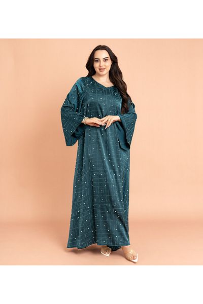 IKKXA Crystal Patterns Luxury Jalabiya