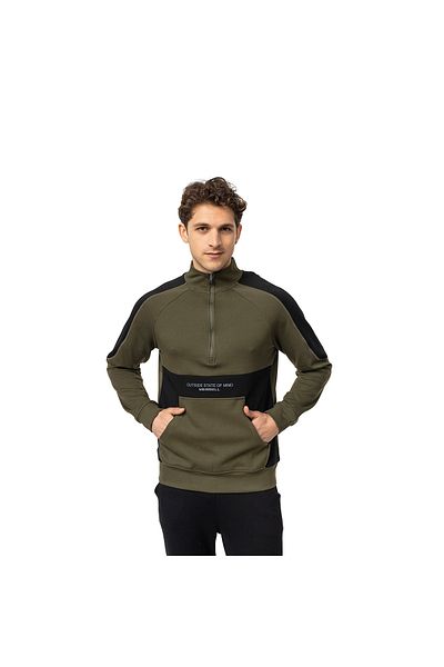 Merrell Ανδρικό φούτερ casual Stefan ανοιχτό πράσινο