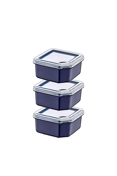 Smartware Q-Box Storage Container Set of 3 (3 X 350 ml)
