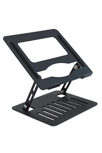 Techmaster Macbook Notebook ile Uyumlu Yükseklik Eğim Ayarlı Masaüstü Metal S...