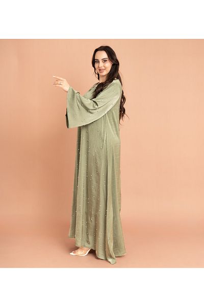 IKKXA Crystal Patterns Luxury Jalabiya
