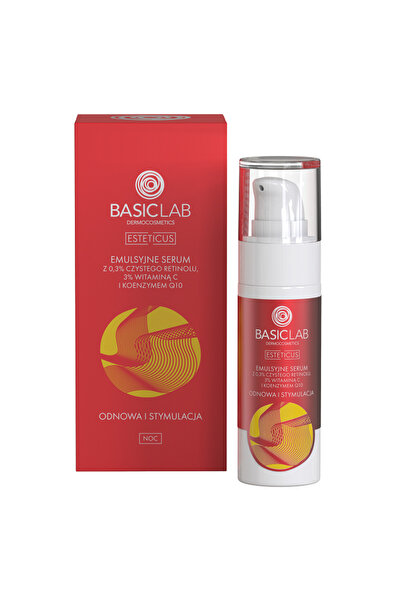 BASICLAB BasicLab Esteticus Emulzní obnovující a stimulační sérum s 0,3 % čis...