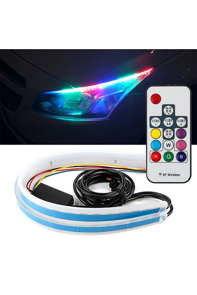 Techmaster Headlight over Sliding Signal Daytime Led Led Controlled Rgb 60cm