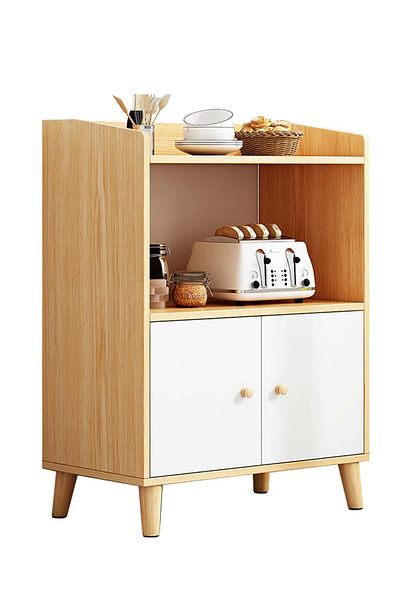EqiEch Coffee Storage Desk with Drawer for Cafe, Living Room, Bedroom, Kitchen - 60*30*82cm