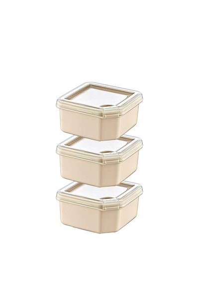 Smartware Q-Box Storage Container Set of 3 (3 X 350 ml)