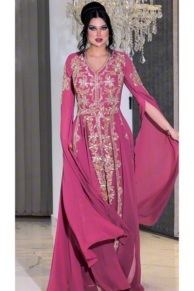 ZENABİYEM Zena Fashion Embroidered Double Skirt Evening Dress Local
