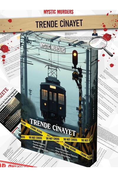Gift Moda Dedektiflik Cinayet Çözme Oyunu - Trende Cinayet Dedektif Oyunu