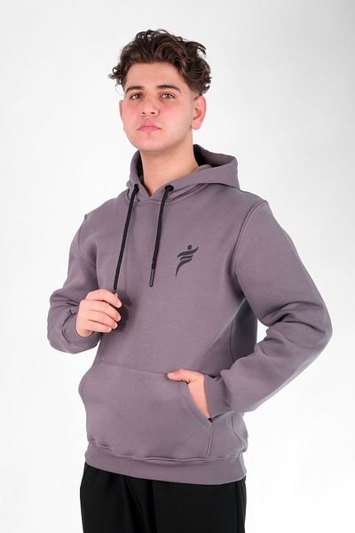 MODA 3 Thread Hooded Smoked Sweatshirt with Fleece Inside