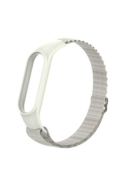 Techmaster Xiaomi Mi Band 3 4 5 6 7 Uyumlu Alpine Loop Örgü Kordon Kayış