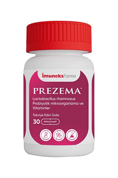 Imuneks Farma مكمل غذائي بروبيوتيك - 30 كبسولة لاكتوباكيلوس رامنوسوس والفيتام...