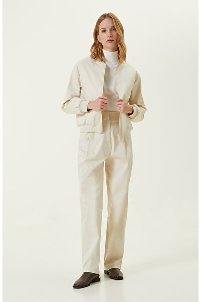 Network Taş Rengi Ribana Detaylı Mont