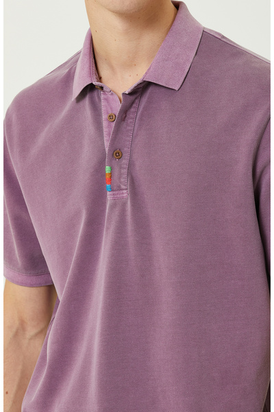 Network Fuşya Polo Yaka T-shirt