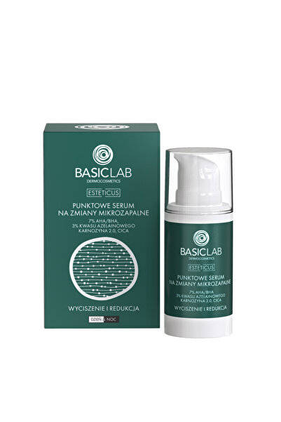 BASICLAB Basiclab - Spot sérum na mikrozánětlivé léze se 7% aha/bha, 3% kysel...