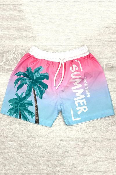 My Kids Wear Pantaloni scurți de baie pentru copii din țesătură parașută colorate