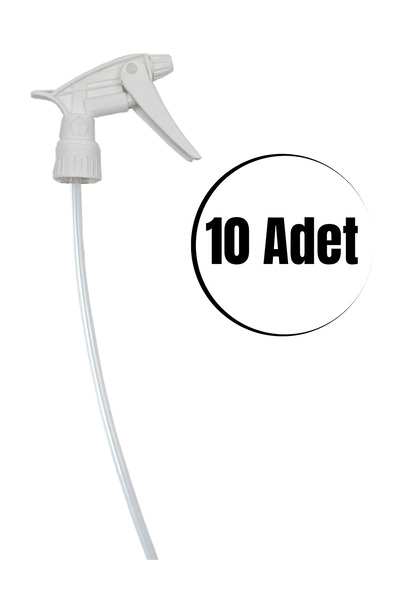 Apex Sprey Triger Başlık- Beyaz Fısfıs Sprey Başlığı Kimyasala Dayanıklı 1 Lt...