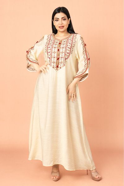IKKXA Classic Embroidery Jalabiya