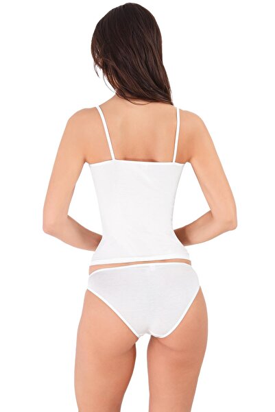 LUW 8690 Ecru Color 2-Piece Athlete Lace Set