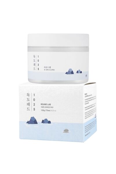 Others Round Lab 1025 Dokdo Pad 120 ml - Tampoane exfoliante pentru față