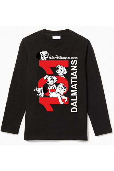 Efendioğlu Design Long Sleeve 101 Diving Printed Children's T-Shirt