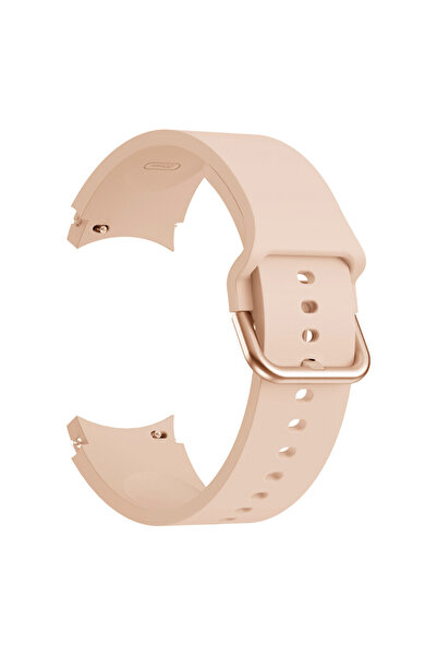 Techmaster Samsung Galaxy Watch 4 5 6 7 Pro 40 42 43 44 46 47mm Uyumlu Solid Silikon Kordon