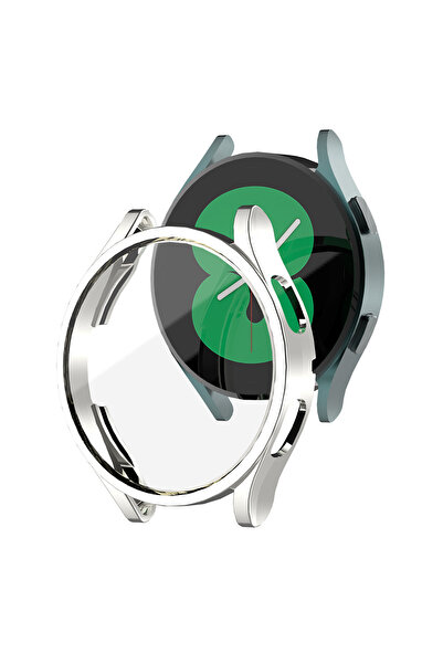 Techmaster Samsung Galaxy Watch 5 44mm Silikon Kapak Kılıf Ekran Koruyucu