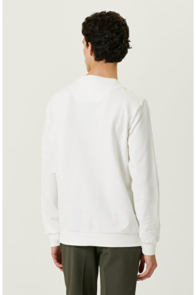 Network N-tech Ekru Bisiklet Yaka Sweatshirt